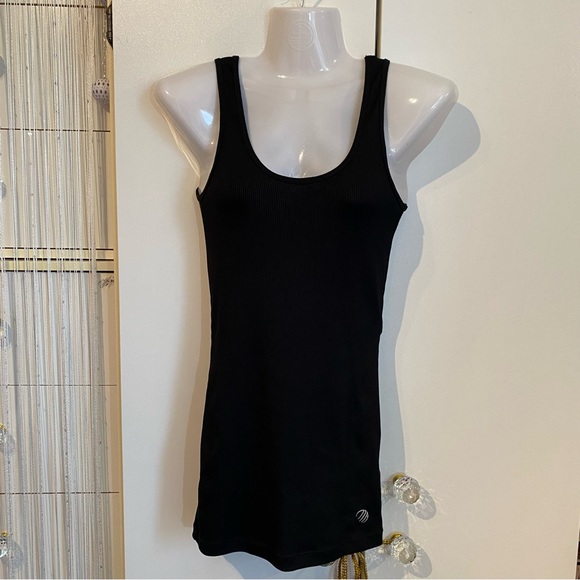 MPG Black Ribbed Activewear Tank Top Size Small - Picture 9 of 16